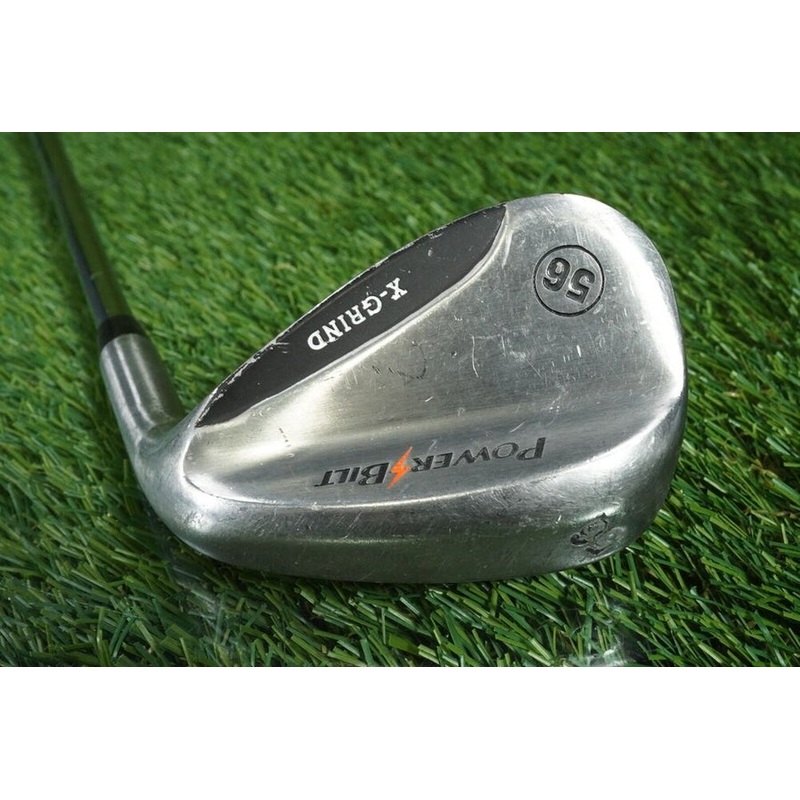 POWER BILT X-GRIND SAND WEDGE 56* APOLLO REGULAR FLEX SHAFT ~ L@@K!!