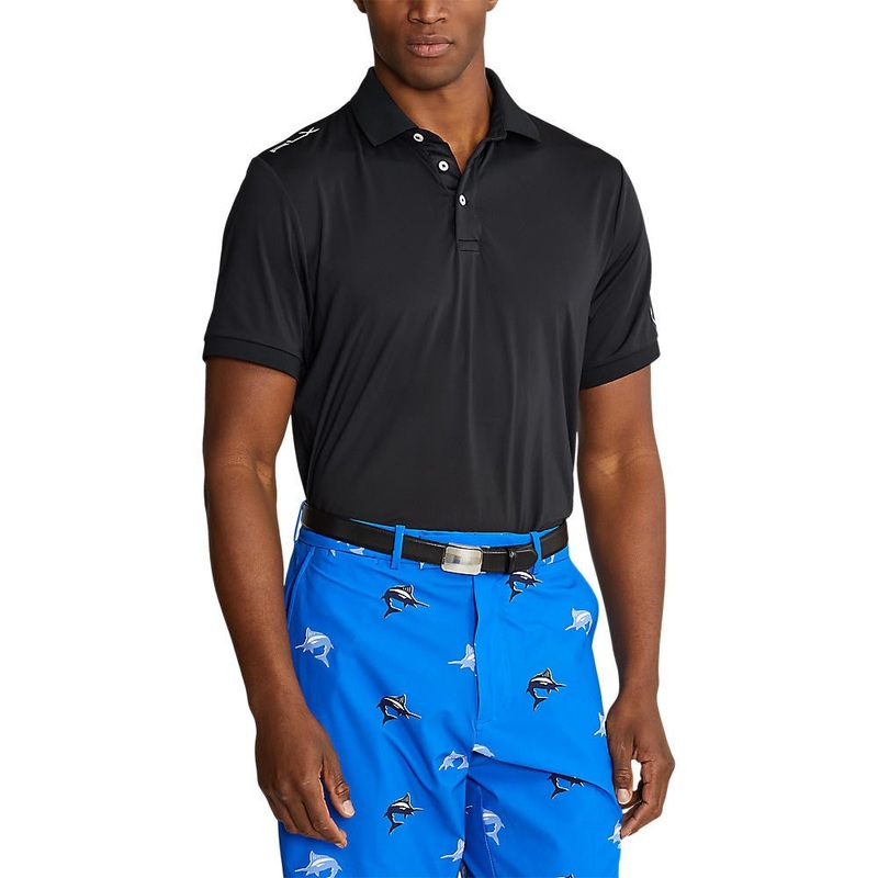 RLX Ralph Lauren Solid Airflow Performance Polo – Polo Black