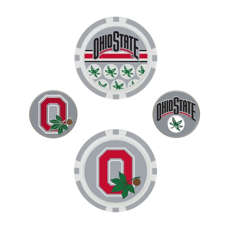 WinCraft NCAA Ohio State Buckeyes Ball Marker Set