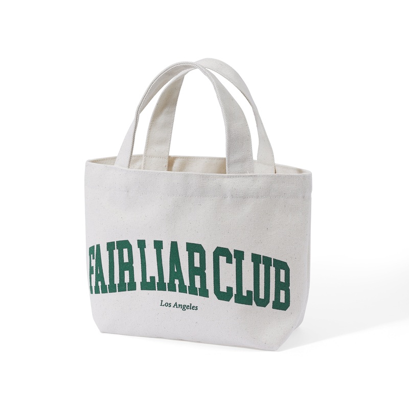 [FLC] CLUB CANVAS BAG|Green|Navy|One size
