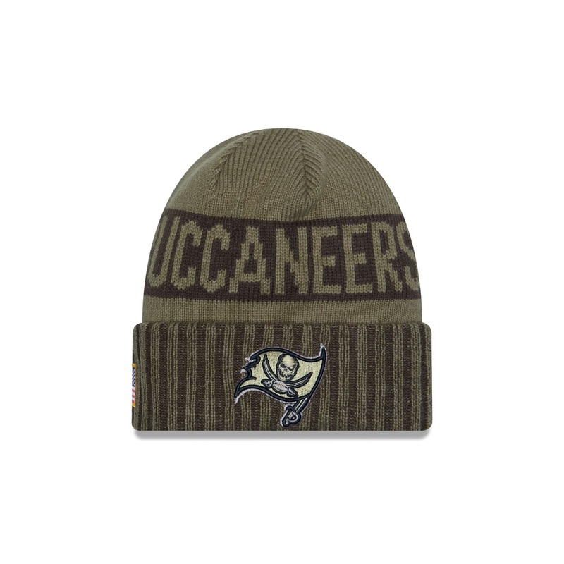 Tampa Bay Buccaneers 2025 Salute to Service Cuff Knit Hat
