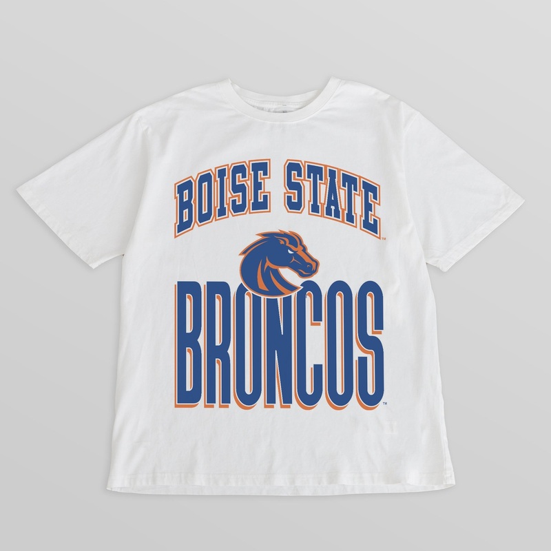BOISE STATE BRONCOS FIERCE FOCUS WASHED RELAXED FIT TEE