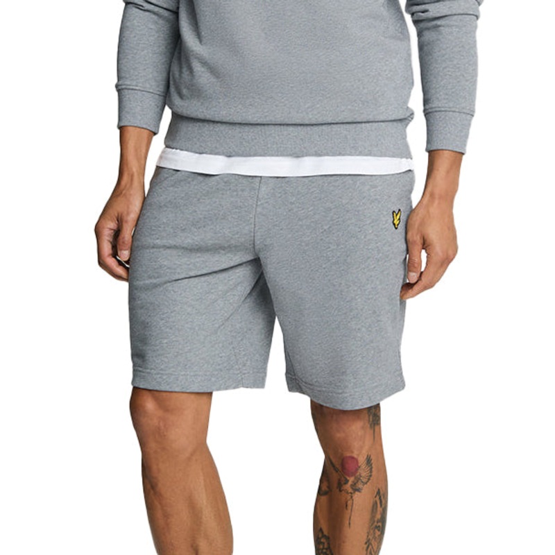 Lyle & Scott Sweat Golf Shorts – Mid Grey Marl