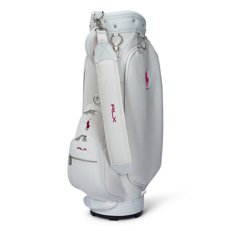 RLX Ralph Lauren Women’s Big Pony Golf Bag – Ceramic White