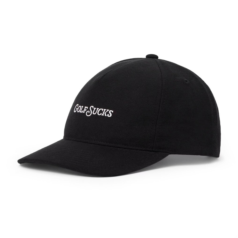 Travis Mathew Golf Sucks Snapback Golf Cap – Black
