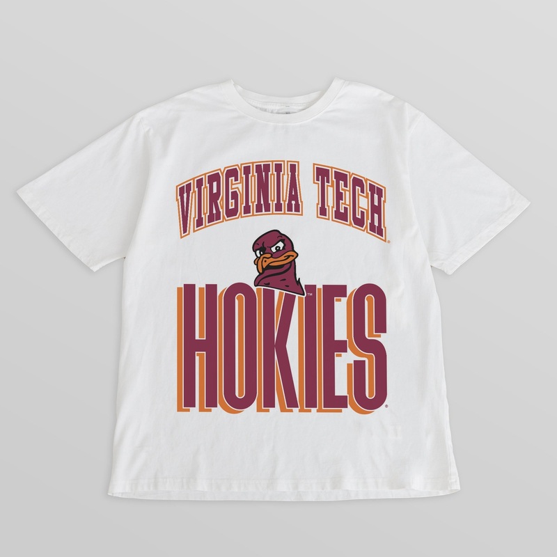 VIRGINIA TECH HOKIES FIERCE FOCUS WASHED RELAXED FIT TEE