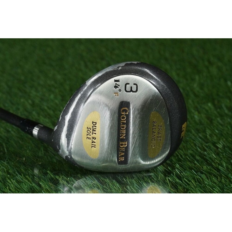 GOLDEN BEAR BRASS BALANCED 3 FAIRWAY WOOD ALDILA VELOCITOR MEDIUM FIRM 14 RH