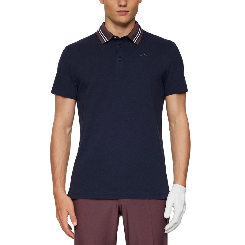 J.Lindeberg Bjorn Golf Polo Shirt – JL Navy