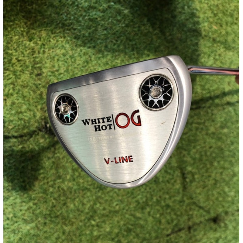 Men’s Odyssey White Hot OG V-Line Mallet Putter Right Handed 35 (Used)