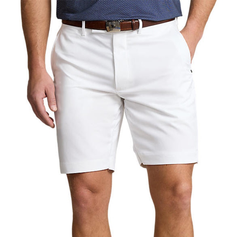 RLX Ralph Lauren Tailored Fit Performance Golf Short – White