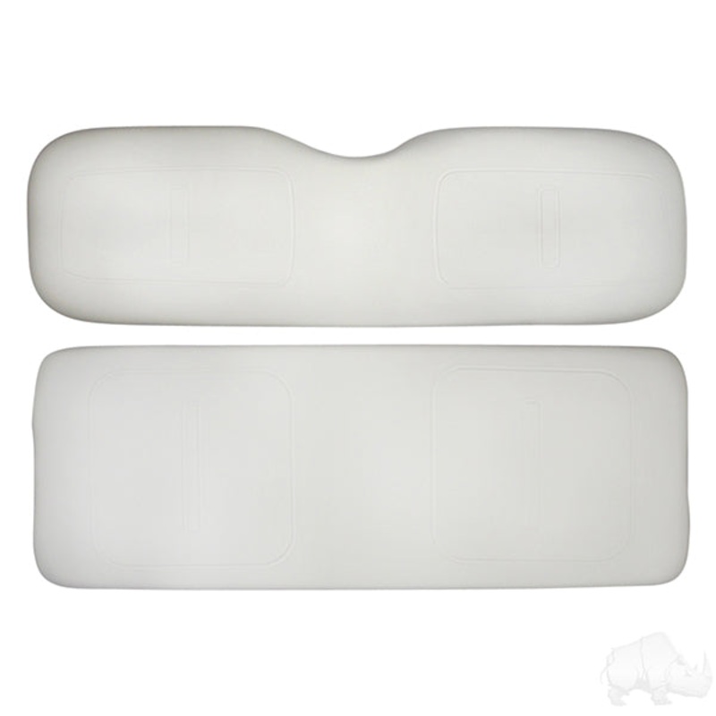 Cushion Set, White, Universal Board, E-Z-Go TXT 800 Series PN# SEAT-810U-W