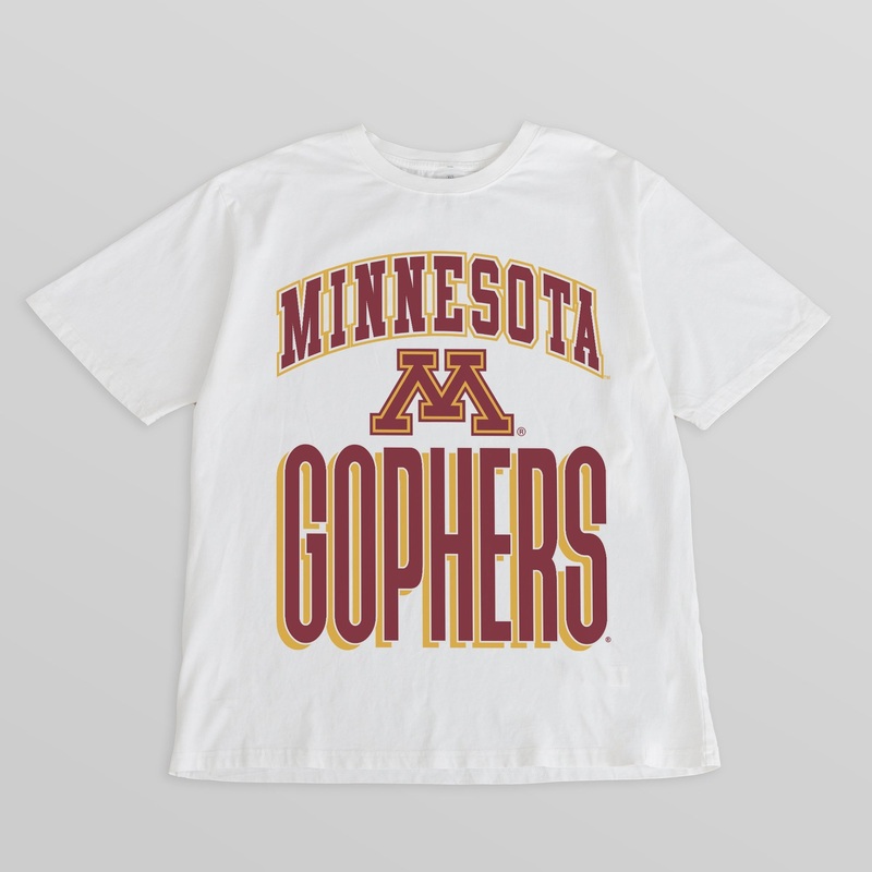 MINNESOTA GOLDEN GOPHERS FIERCE FOCUS WASHED RELAXED FIT TEE