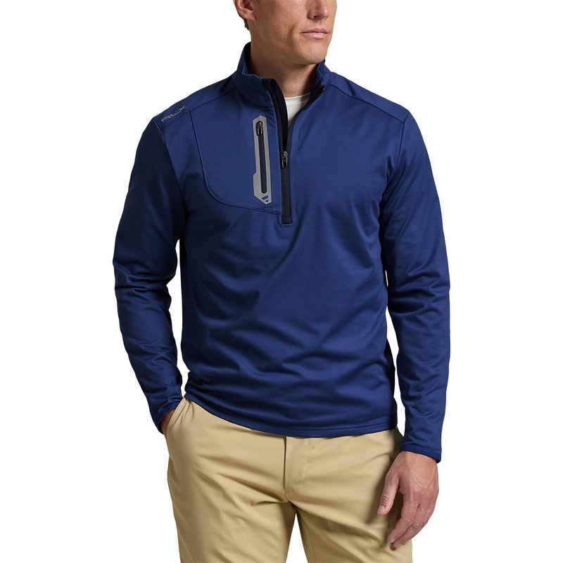 RLX Ralph Lauren Driver Stretch Jersey Golf Pullover –  Annapolis Blue
