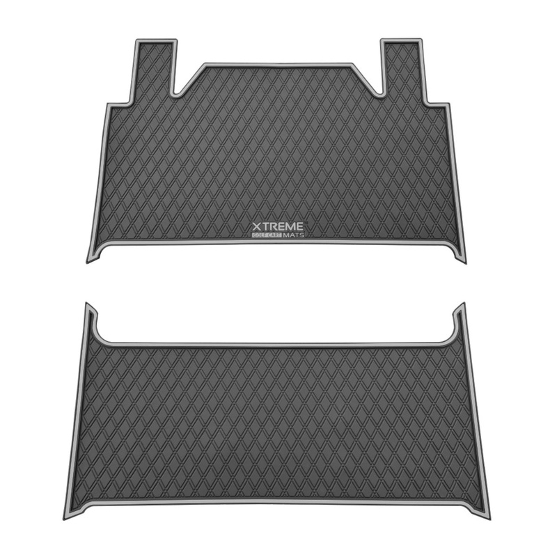 Xtreme Floor Mat Set for Denago Rover XL  Black/Grey PN# 03-240