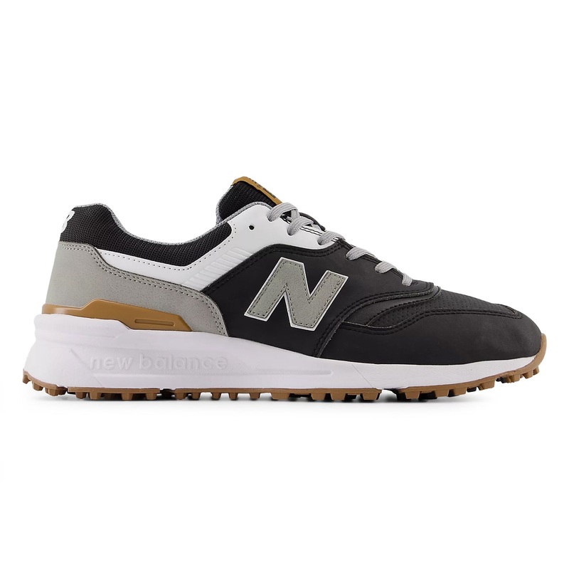 New Balance 997 Spikeless Wide (EE) Golf Shoes – Black/White