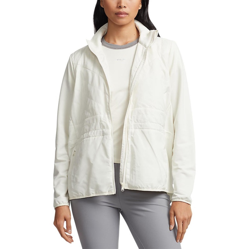 RLX Ralph Lauren Women’s Hybrid Full-Zip Jacket – Chic Cream