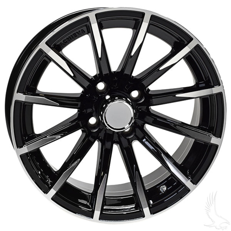 AR715, Machined Gloss Black, 15×6 ET -25 PN# TIR-715-MB