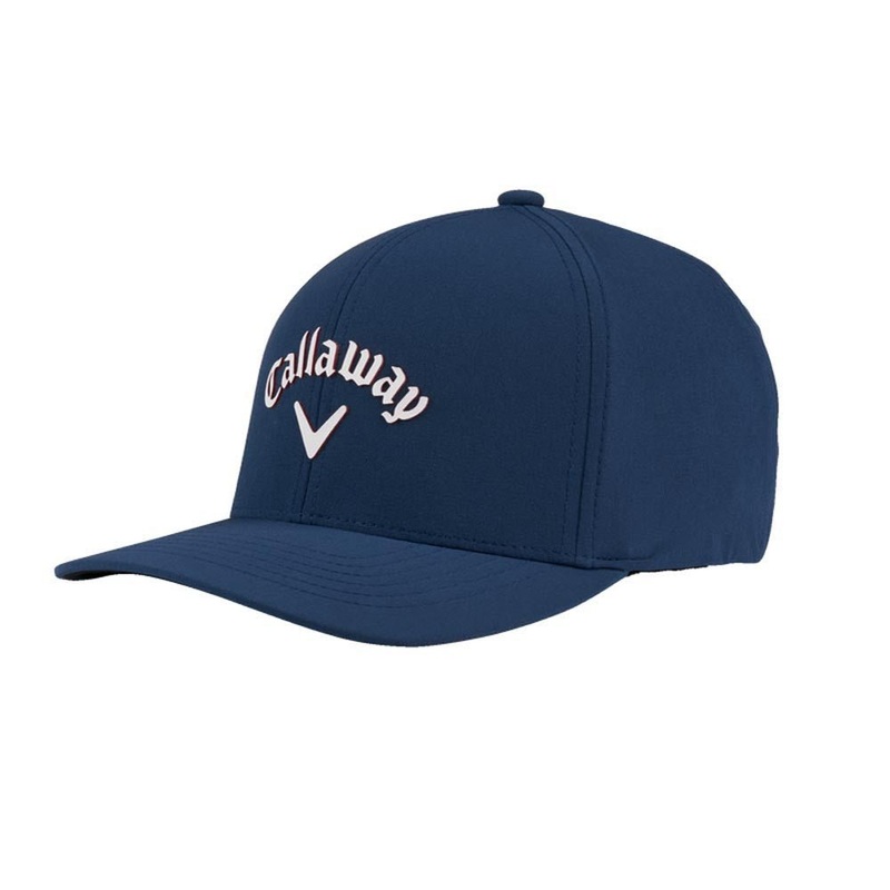 Callaway Stretch Fit Golf Hat|White Navy|Navy|White|S/M|L/XL