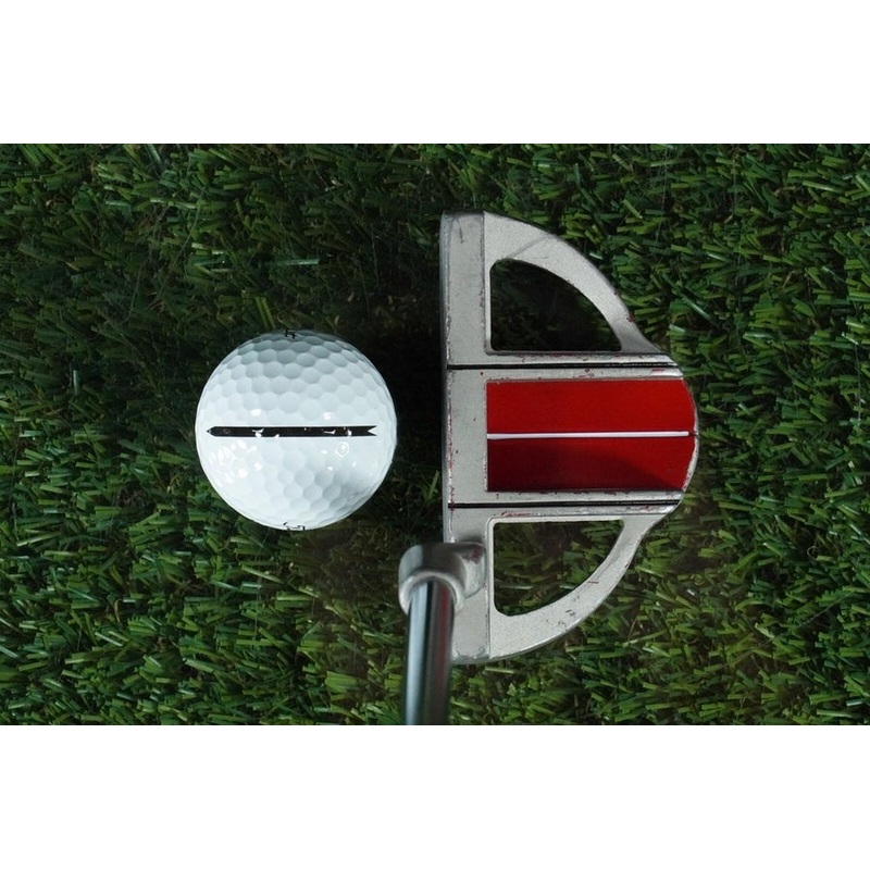 MERCHANTS OF GOLF RED ZONE MALLET PUTTER 24 STEEL SHAFT KIDS JUNIOR JR YOUTH RH
