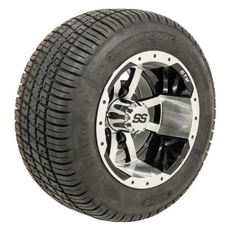 Set of (4) 10 GTW Storm Trooper Wheels on GTW Fusion Street Tires PN# A19-222