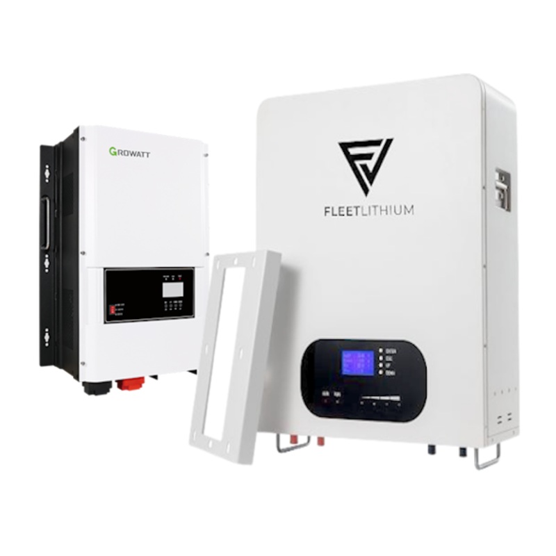 48v Off-Grid Solar Inverter / Charger with 48V Battery Bundle PN# SPF 6000T DVM-MPV-100AH