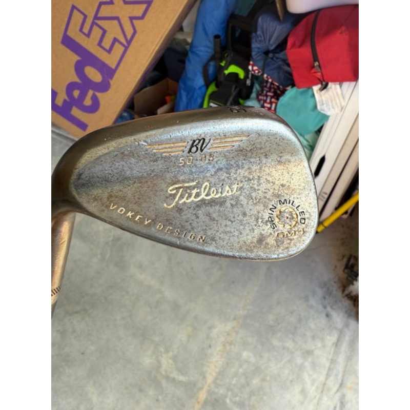 Men’s Titleist BV Vokey SM4 Left Hand Wedge Wedge Flex 50 Degree Steel Shaft (Used)