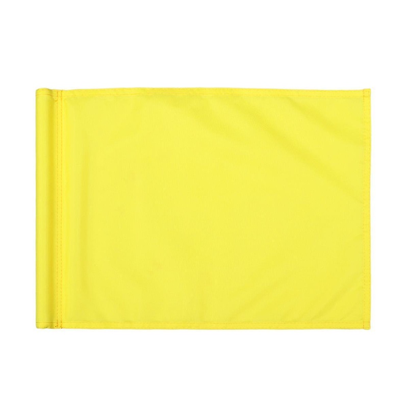 Practice Flag Monochrome Mini Size Flag Practical Use Flag(yellow)