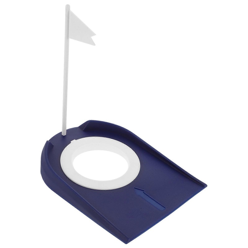 Golf Putting Practice Cup Plastic Golf Training Equipment For Practice Round Blue 19.00X18.20X13.50CM 1Pcs