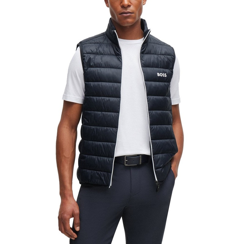 BOSS Thor Padded Golf Vest – Dark Blue