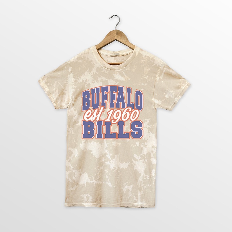 BUFFALO BILLS DEEP ROOTS BLEACH WASH TEE