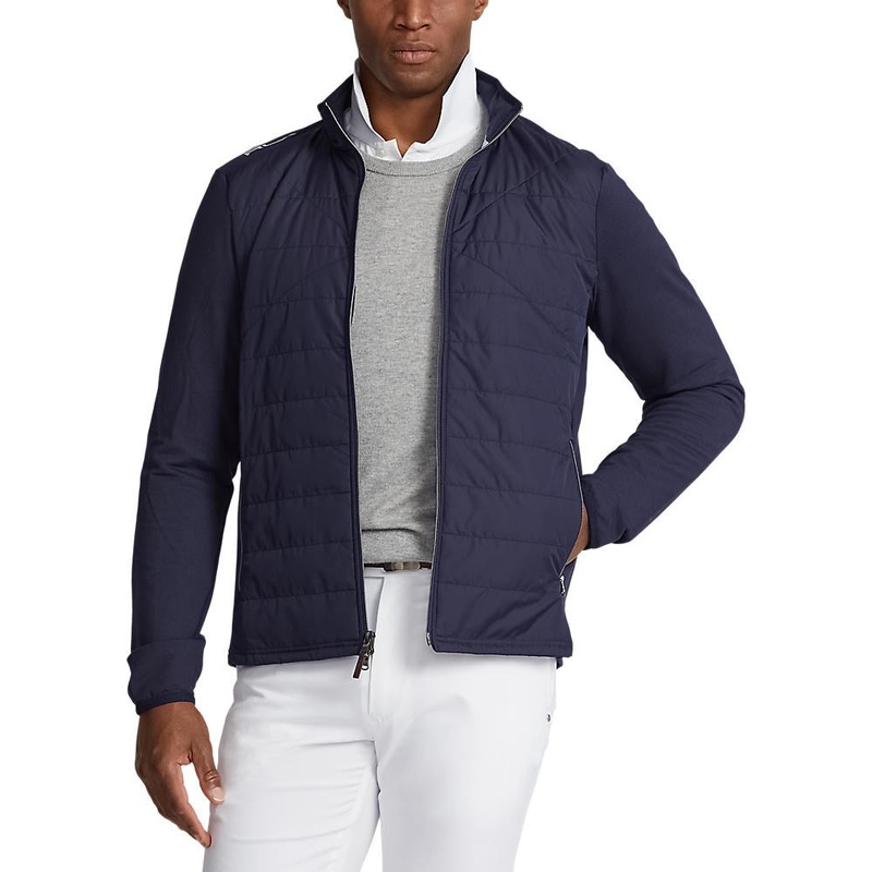 RLX Ralph Lauren Cool Wool Full Zip Golf Jacket – Refined Navy
