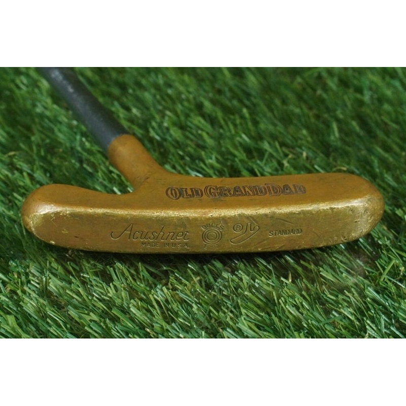 VINTAGE ACUSHNET BULLS EYE OLD GRAND DAD BLADE PUTTER 35 CENTER SHAFTED LH RH