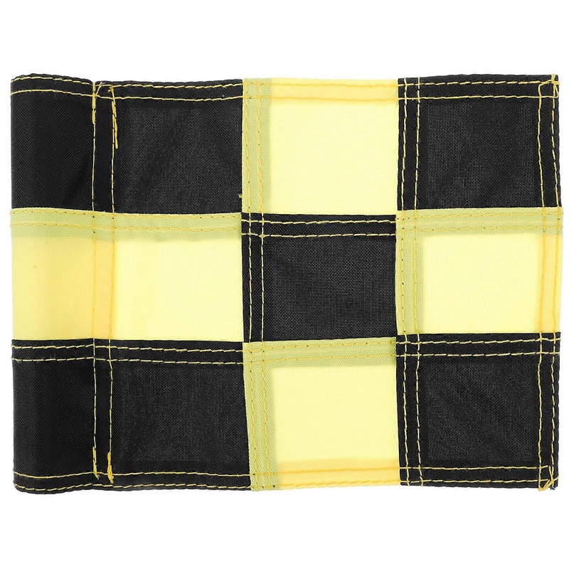 Golfing Putting Flag Portable Golfs Flag Checkered Golfing Training Flag