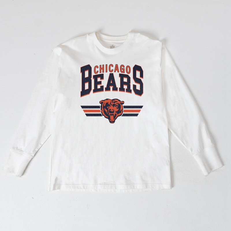 CHICAGO BEARS SWIFT STRIKE ESSENTIAL RELAXED FIT LONG SLEEVE TEE