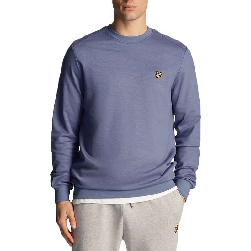 Lyle & Scott Fly Fleece Crew Neck – Storm Blue