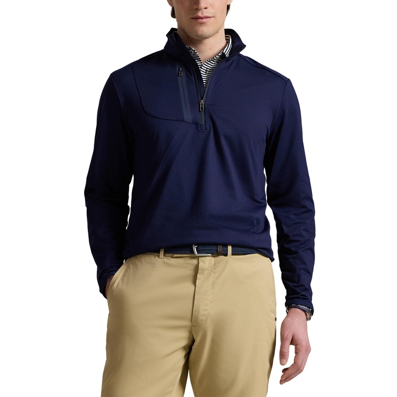 RLX Ralph Lauren Lux Perf Half Zip Pullover – Refined Navy