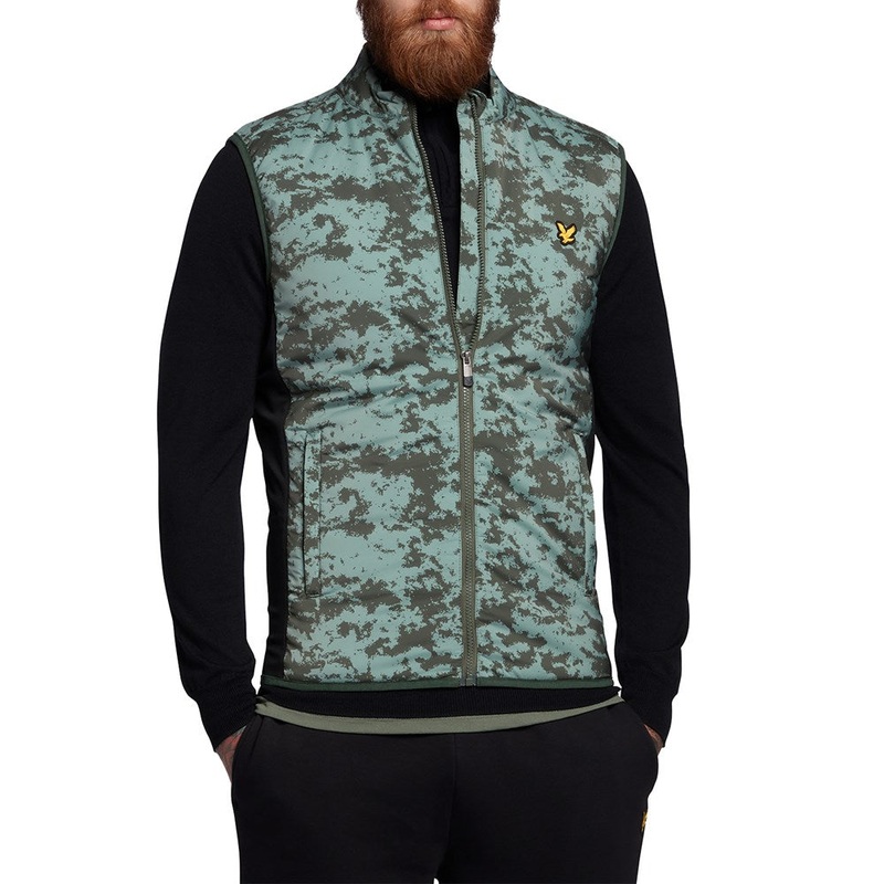 Lyle & Scott Seafoam Gilet  – Cactus Green / Stonewall Green