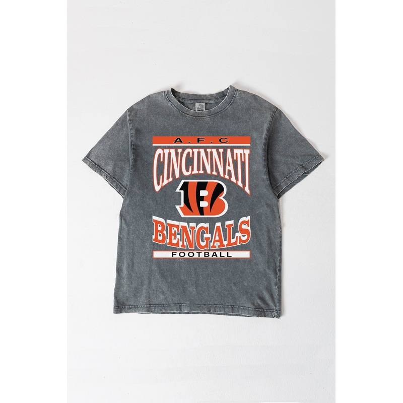 CINCINNATI BENGALS CLASSIC GRIND WASHED RELAXED FIT TEE