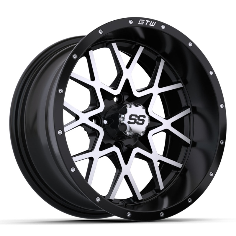 GTW 14 Vortex Wheel  Matte Black/Machined PN# 19-230