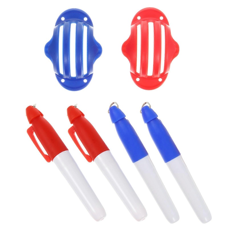 Marker Set Durable Portable Line Marker Golf Players 9.00X1.00X1.00cm 6Set