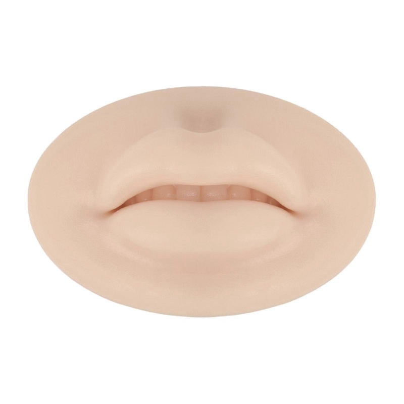 3D Silicone Lip Practice Skin Waterproof for Training Accessories