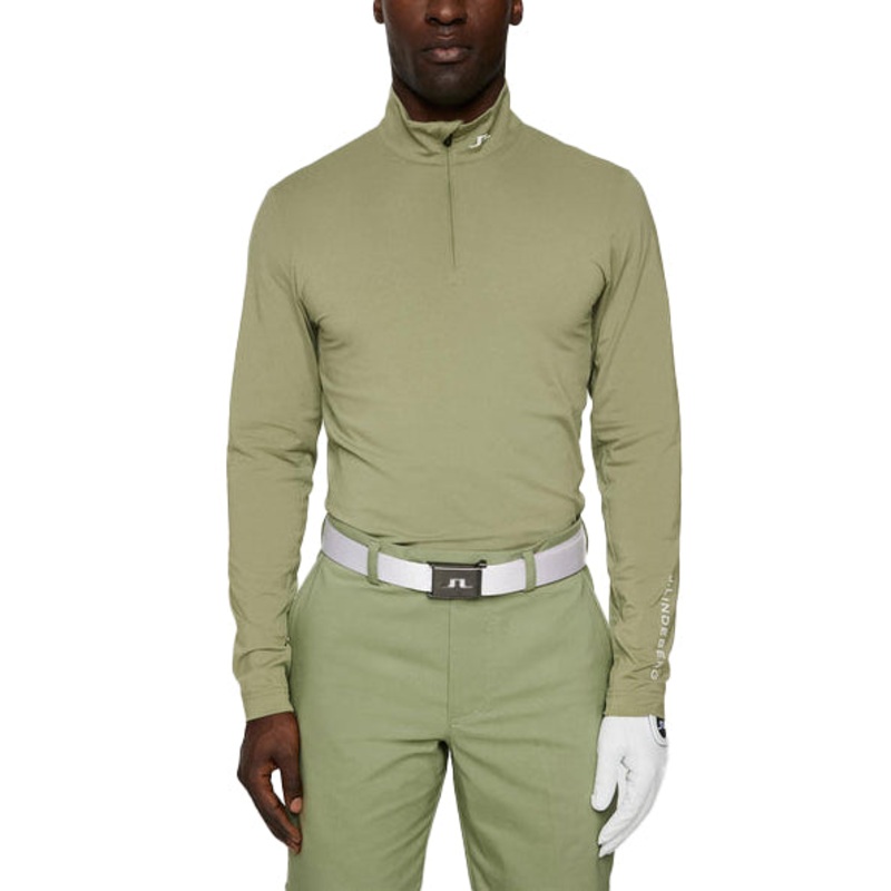 J.Lindeberg Tour Tech Mid-Layer – Oil Green