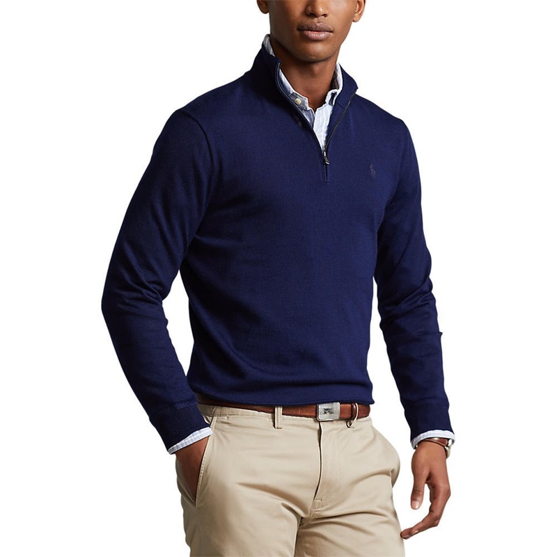 Polo Golf Ralph Lauren Half Zip Knit – French Navy