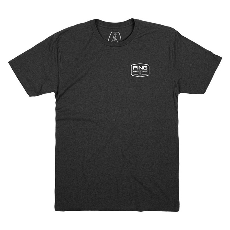 Ping Badge Golf Tee|Charcoal|Midnight Navy|Purple Rush|Small|Medium|Large|X-Large|XX-Large