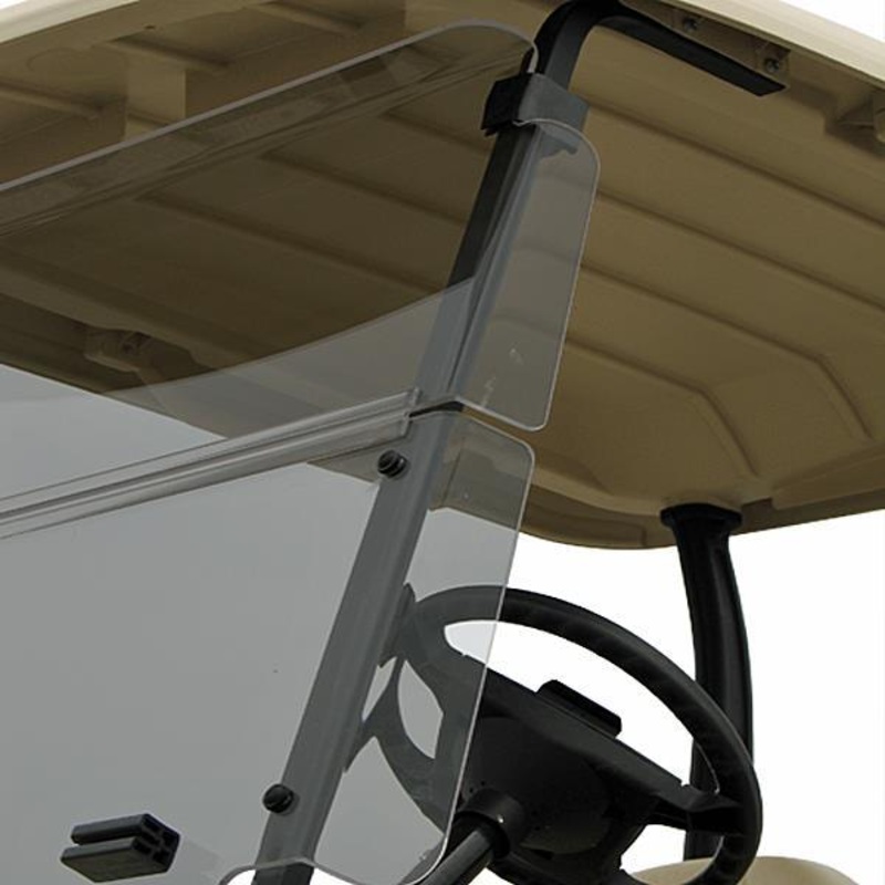 RedDot Club Car Precedent / Onward / Tempo Winged Folding 1/4 Tinted Windshield (Years 2004-Up)