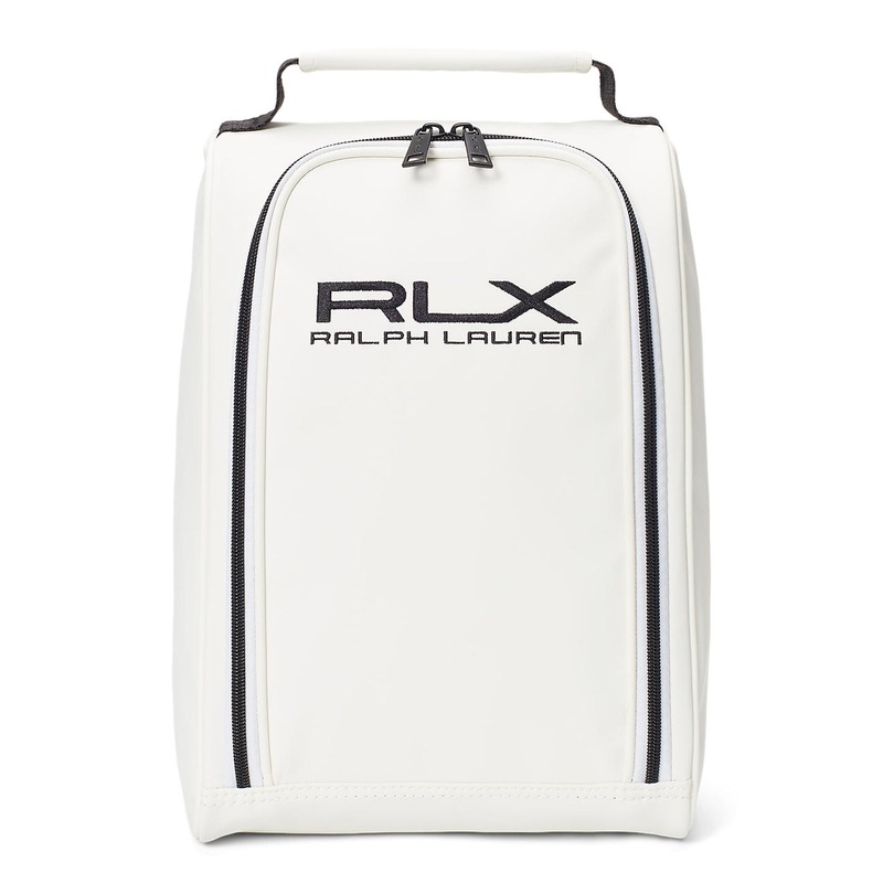 RLX Ralph Lauren Embroidered Logo Shoe Golf Bag – White Multi
