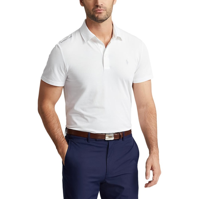 RLX Ralph Lauren Performance Polo Shirt – Pure White