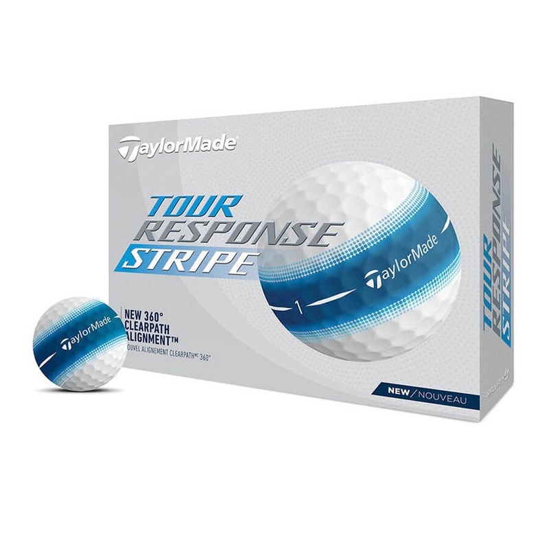 TaylorMade Tour Response Stripe Golf Balls – Blue – 2022 – Prior Generation