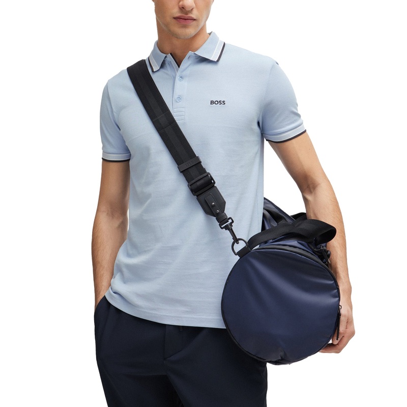 BOSS Paddy Cotton Pique Golf Shirt – Open Blue