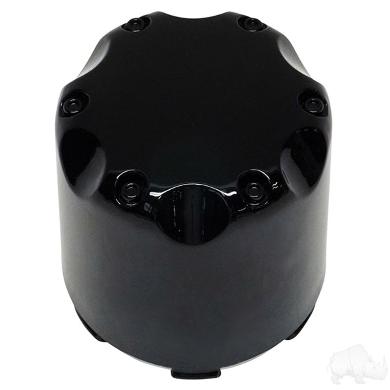 Center Cap, Gloss Black, Snap-In Style PN# TIR-904B